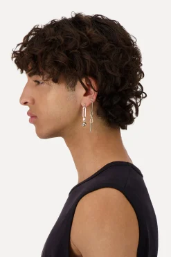 Justine Clenquet Ali earrings gold Hot