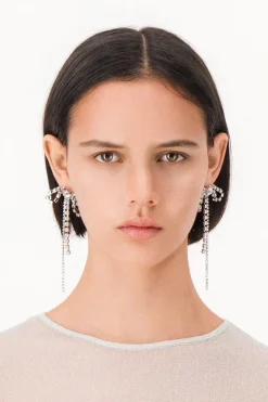 Justine Clenquet Bow earrings Discount