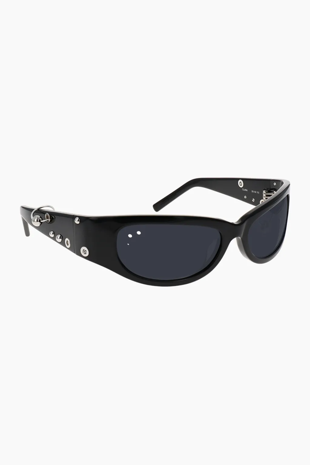 Justine Clenquet Clara black sunglasses Clearance