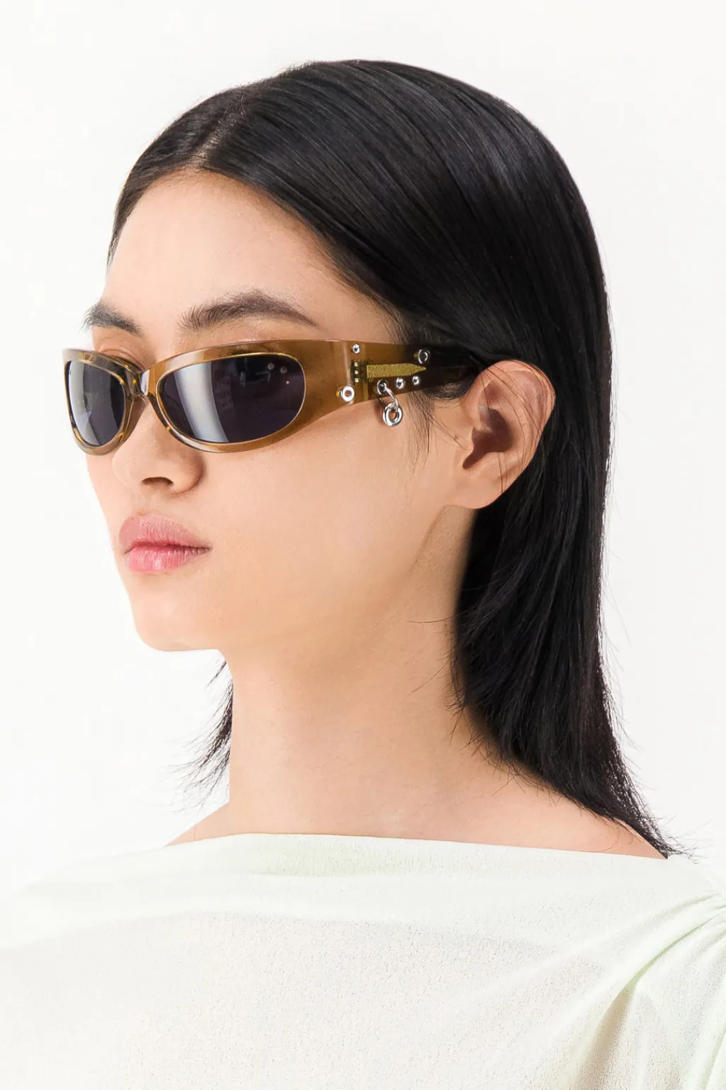 Justine Clenquet Clara brown sunglasses Discount