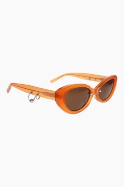 Justine Clenquet Drew orange sunglasses Hot