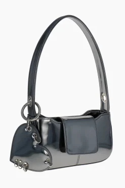 Justine Clenquet Dylan gun metal bag Outlet