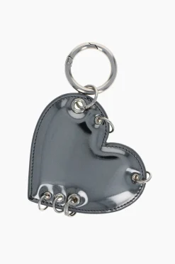 Justine Clenquet Heart gun metal charm Hot