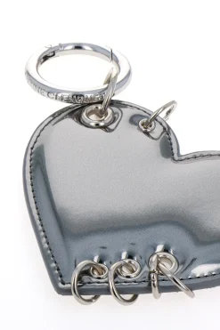 Justine Clenquet Heart gun metal charm Hot