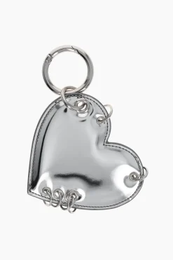 Justine Clenquet Heart silver charm Sale