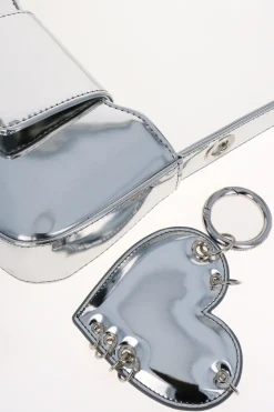 Justine Clenquet Heart silver charm Sale