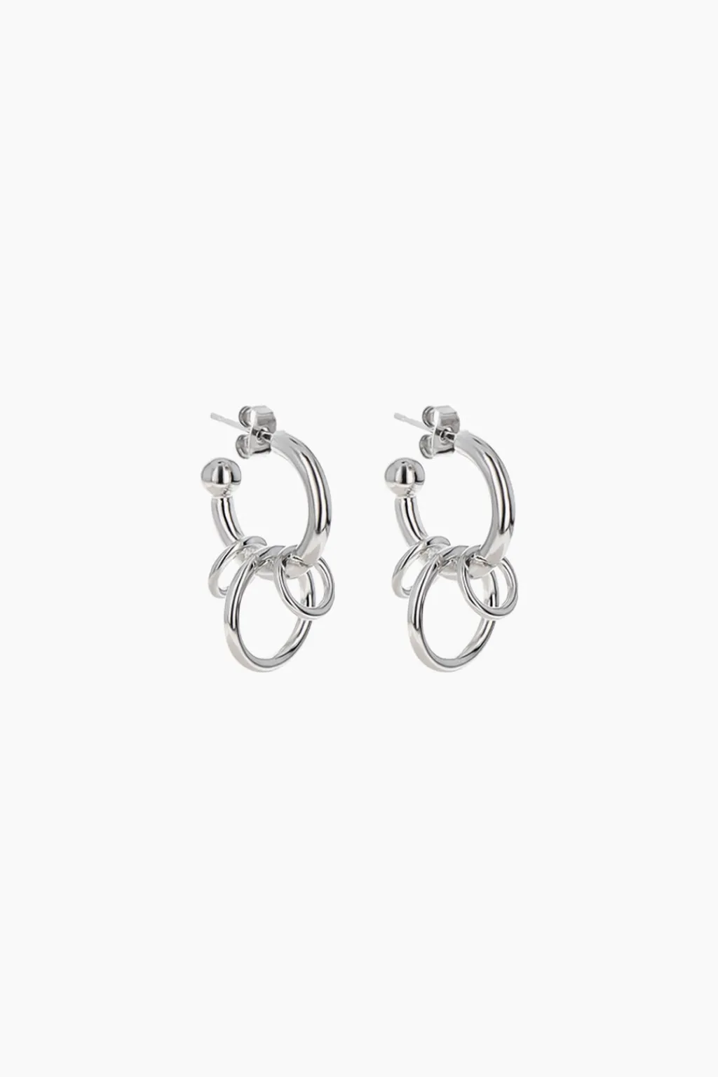 Justine Clenquet Jen earrings silver Sale