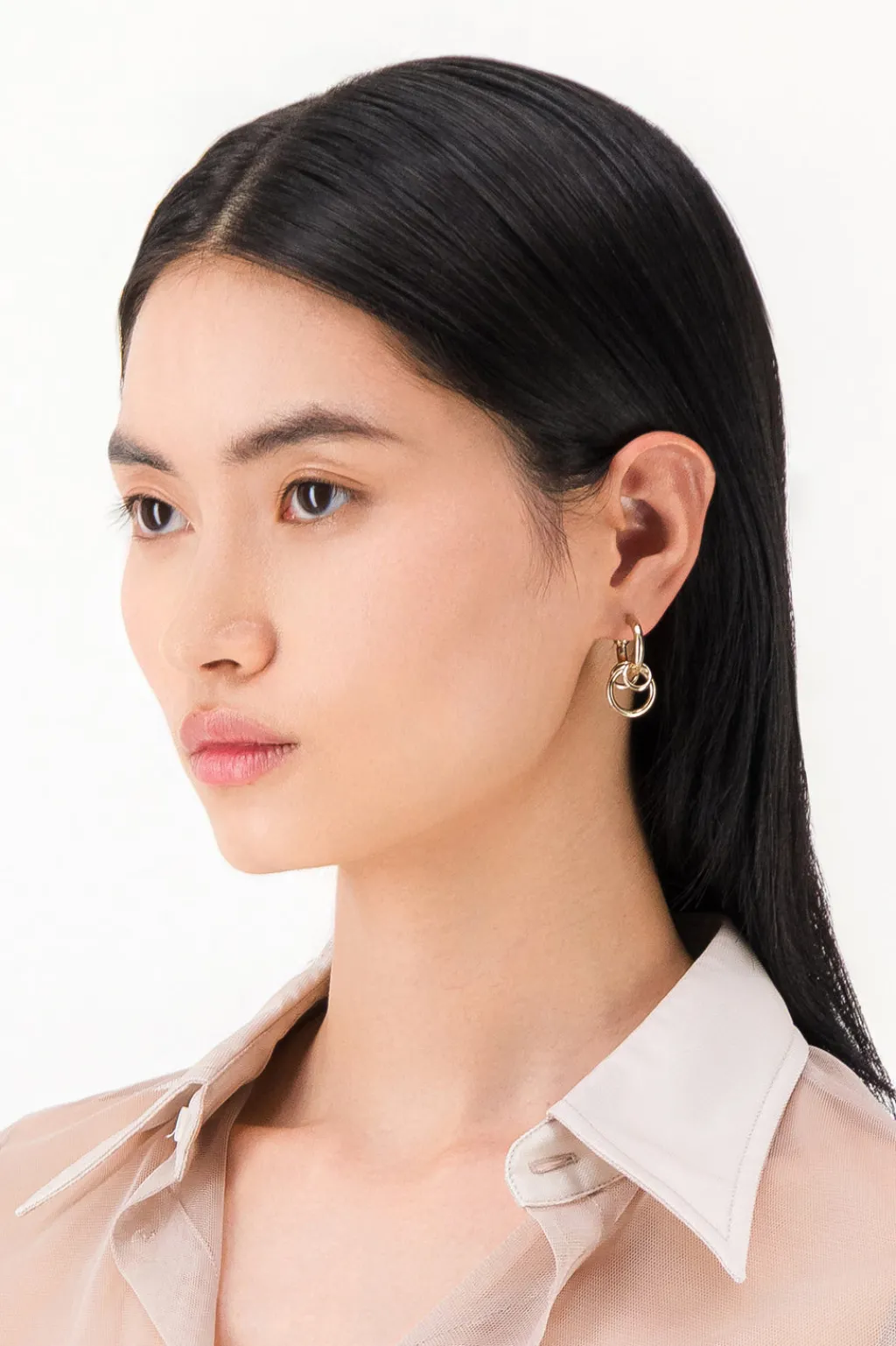 Justine Clenquet Jen earrings silver Sale
