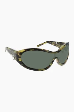 Justine Clenquet Jenny camo sunglasses Fashion