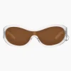 Justine Clenquet Jenny glitter sunglasses Online