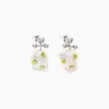 Justine Clenquet Joan acid green earrings Fashion