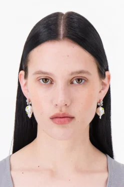Justine Clenquet Joan acid green earrings Fashion