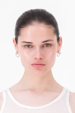 Justine Clenquet Maxine acid green earrings Hot