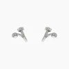 Justine Clenquet Mel silver earrings Hot