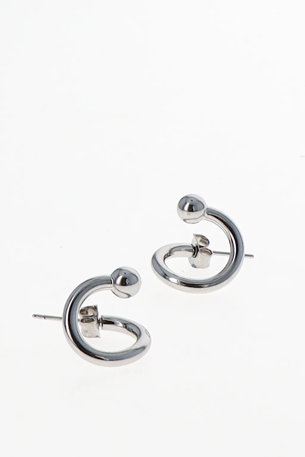 Justine Clenquet Mel silver earrings Hot