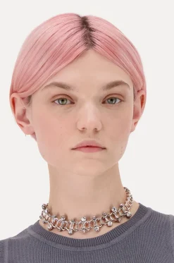 Justine Clenquet Mindy crystal choker Fashion