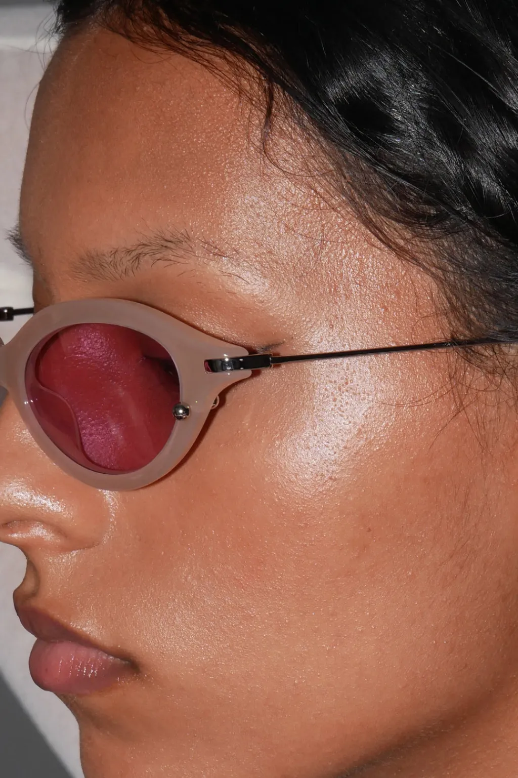 Justine Clenquet Neve beige sunglasses Sale