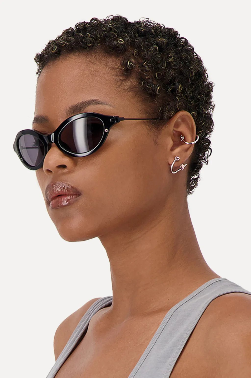 Justine Clenquet Neve black sunglasses Best