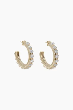Justine Clenquet Nina large earrings Outlet