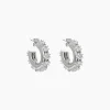 Justine Clenquet Nina medium earrings silver Outlet