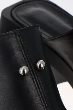 Justine Clenquet Raya black mules Online