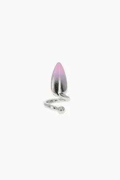 Justine Clenquet Sam gradient pink nail ring Online