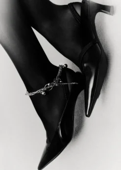 Justine Clenquet Sofia black patent slingbacks Fashion